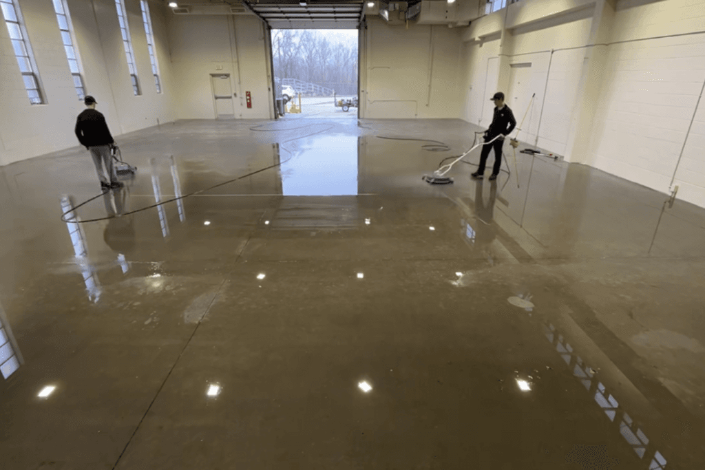 Building washing process