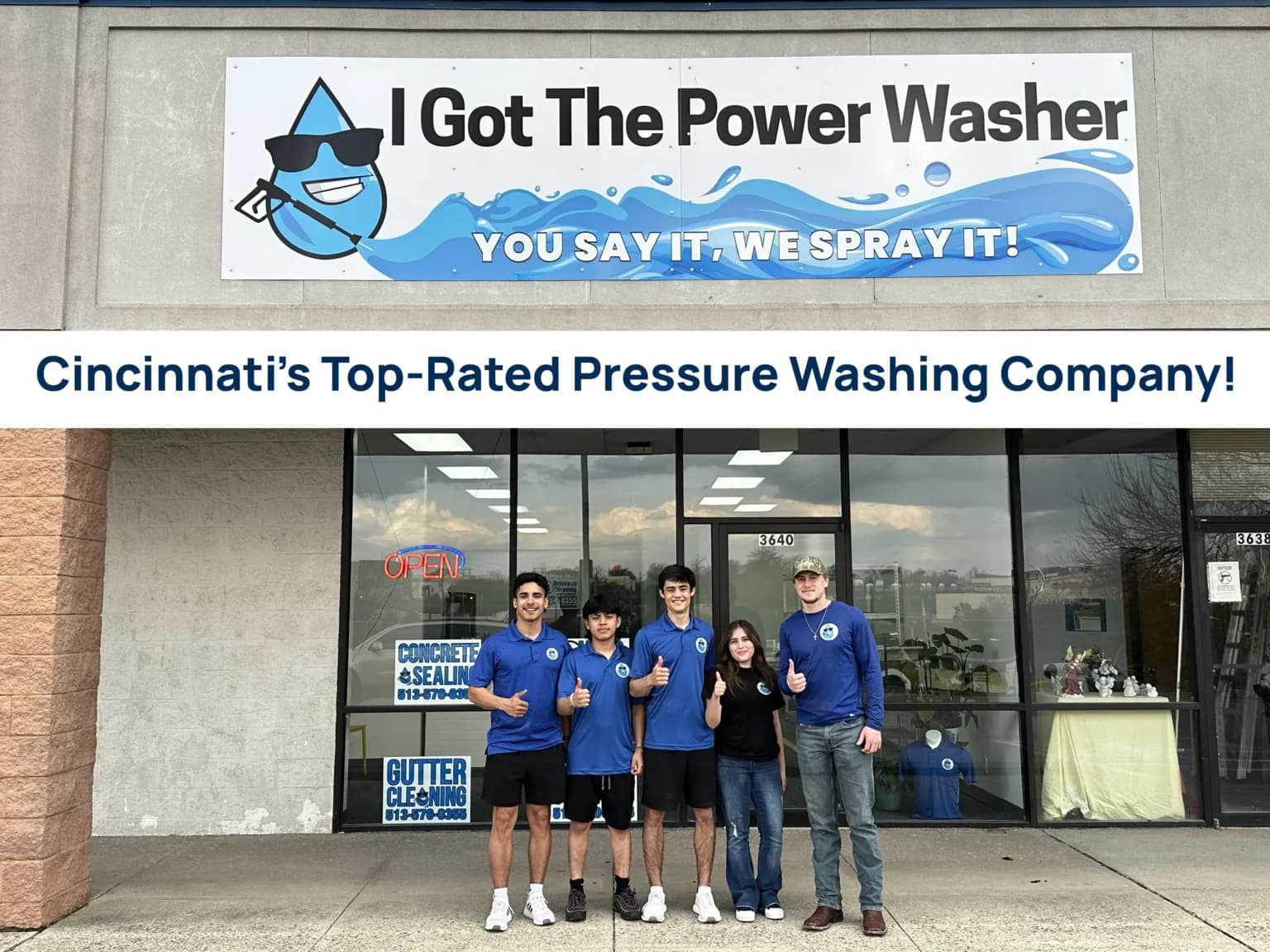 Professional pressure washing services in Cincinnati